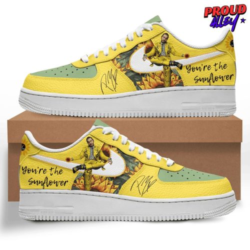 Post Malone Sunflower Limited Edition Air Force 1