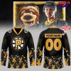 Providence Bruins Teddy Bear White Hockey Jersey