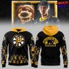 Providence Bruins Teddy Bear White Hoodie