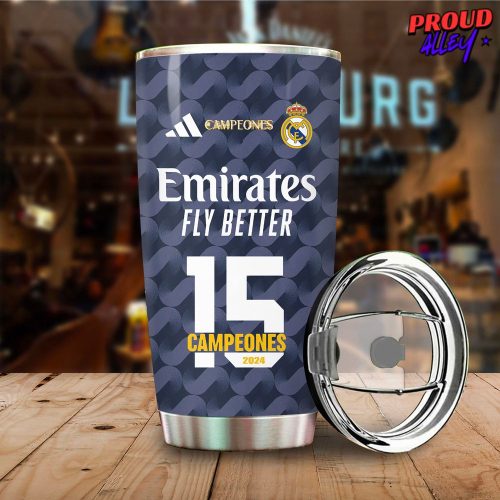 Real Madrid Campeones 2024 Tumbler Cup