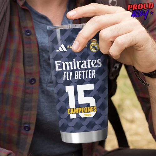 Real Madrid Campeones 2024 Tumbler Cup