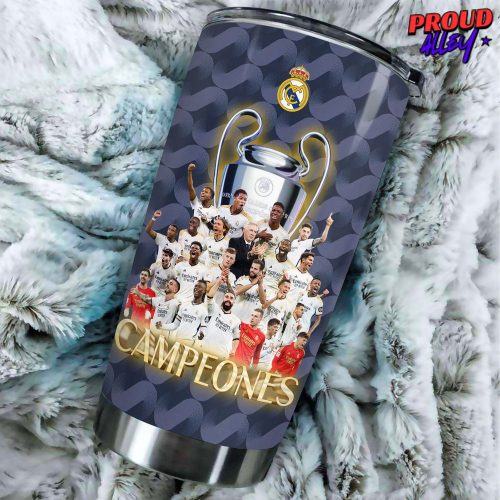 Real Madrid Campeones 2024 Tumbler Cup