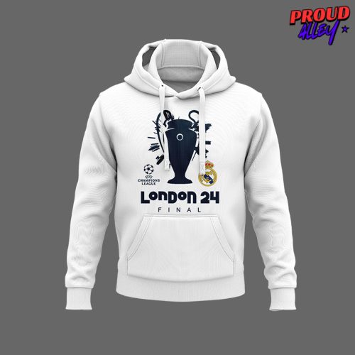 Real Madrid UEFA Champions League Final London 2024 A Por La 15 Hoodie