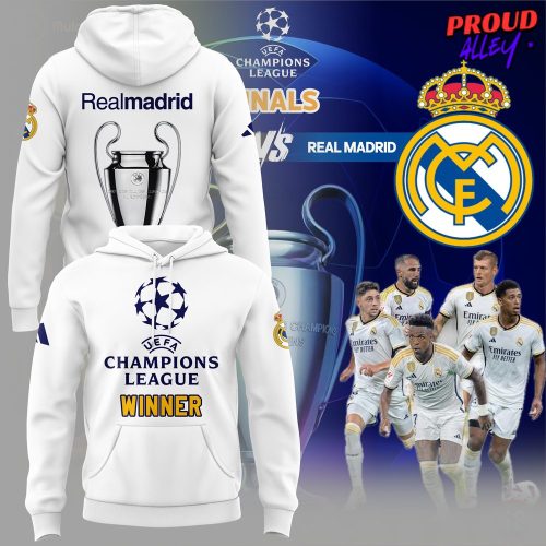 Real Madrid UEFA Champions League Winner Final London 2024 Hoodie