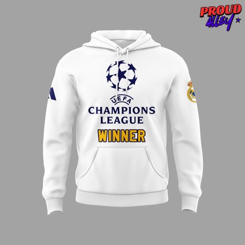 Real Madrid UEFA Champions League Winner Final London 2024 Hoodie