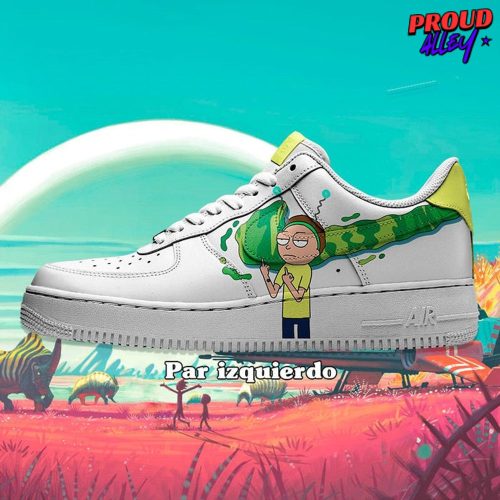 Rick and Morty Swoosh Limited Edition Air Force 1