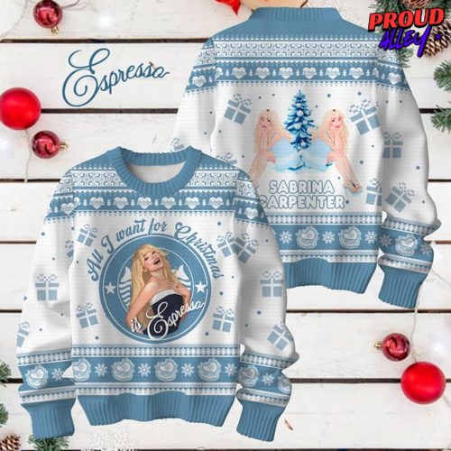 Sabrina Carpenter All I Want For Christmas Ugly Sweater