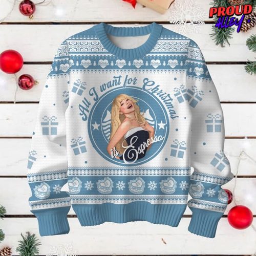 Sabrina Carpenter All I Want For Christmas Ugly Sweater