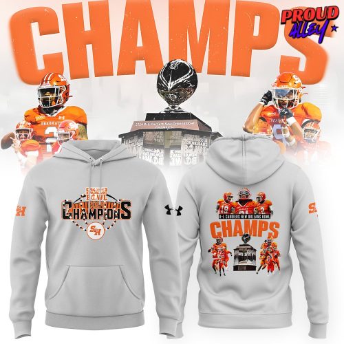 Sam Houston Bearkats RL Carriers New Orleans Bowl Champs Hoodie