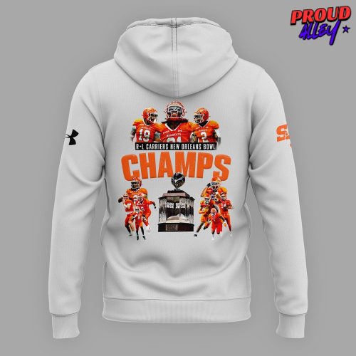 Sam Houston Bearkats RL Carriers New Orleans Bowl Champs Hoodie