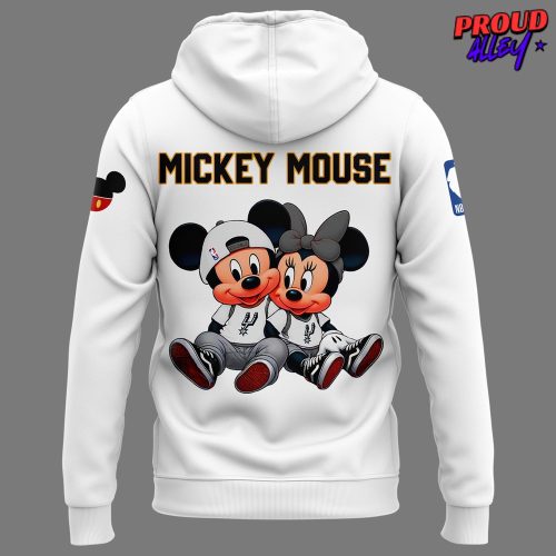 San Antonio Spurs Mickey Mouse At Dunk The Halls Game Hoodie