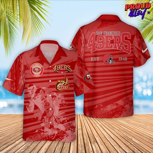 San Francisco 49ers Summer Hawaiian Shirt