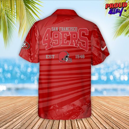 San Francisco 49ers Summer Hawaiian Shirt