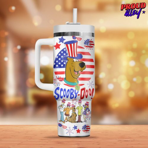 Scooby Doo Happy 4th of July Stanley Tumbler 40z