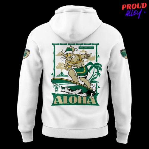 South Florida Bulls Hawaii Bowl Champions White Hoodie