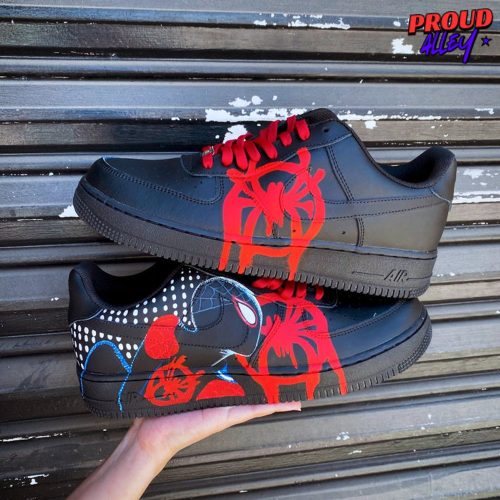 Spider Man Miles Morales Limited Edition Air Force 1