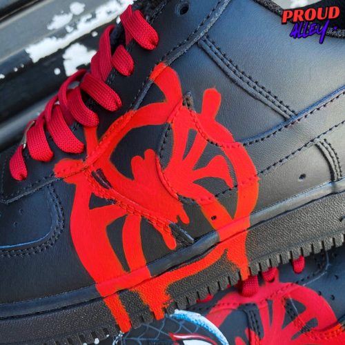 Spider Man Miles Morales Limited Edition Air Force 1