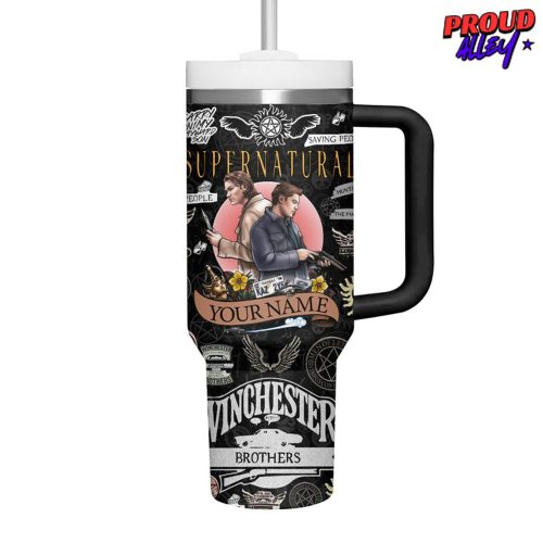 Supernatural Winchester Custom Name Stanley Tumbler 40z