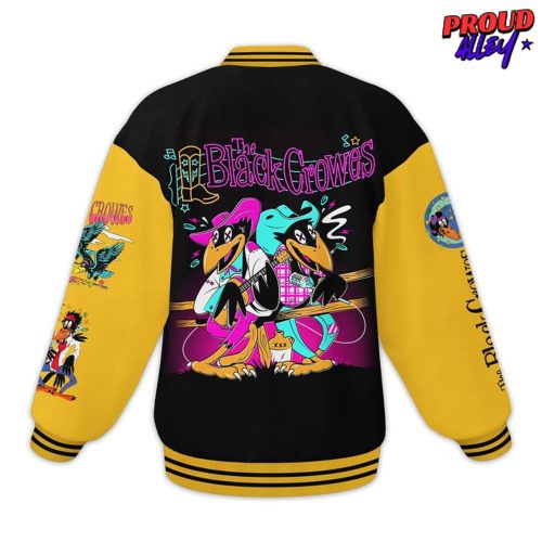 THE BLACK CROWES HAPPINESS BASTARDS TOUR BASEBALL JACKET