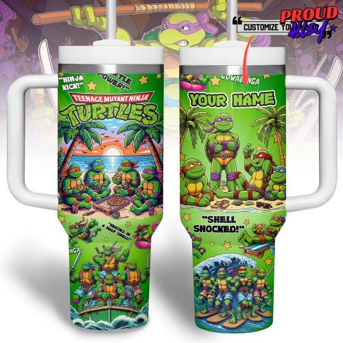 Teenage Mutant Ninja Turtles Summer Custom Name Stanley Tumbler