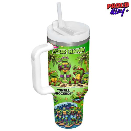 Teenage Mutant Ninja Turtles Summer Custom Name Stanley Tumbler