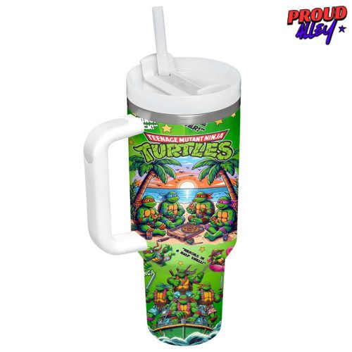 Teenage Mutant Ninja Turtles Summer Custom Name Stanley Tumbler