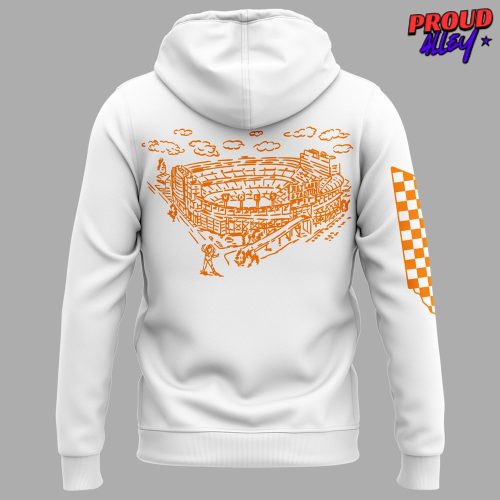 Tennessee Volunteers Neyland Stadium White Hoodie