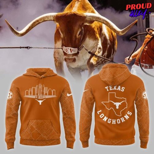 Texas Longhorns Austin Skyline 2025 Hoodie