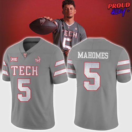 Texas Tech Red Raiders 2025 Grey Football Jersey