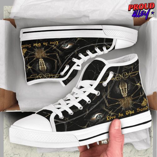 Tool Live In The Sand Limited Edition High Top Canvas Shoes