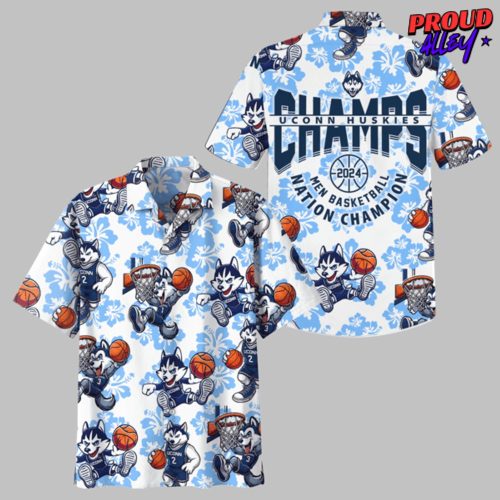 UConn Huskies Nation Champion 2024 Hawaiian Shirt