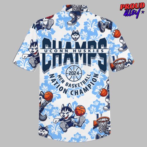 UConn Huskies Nation Champion 2024 Hawaiian Shirt