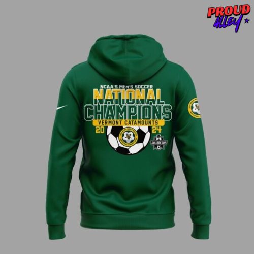 UVM Mens Soccer 2024 College Cup National Champions Hoodie