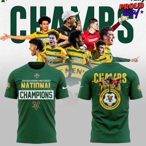 UVM Mens Soccer 2024 College Cup National Champions T-Shirt