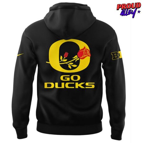 University of Oregon Duck Rose Bowl 2025 GO DUCKS Hoodie