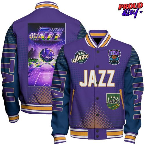 Utah Jazz NBA 2024 Limited Edition Varsity Jacket