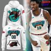 Vancouver Grizzlies Hardwood Classics 2025 Custom Blue Hoodie