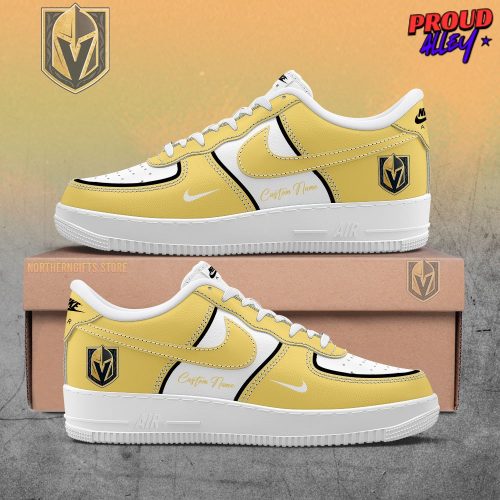 Vegas Golden Knights Custom Nike Air Force 1