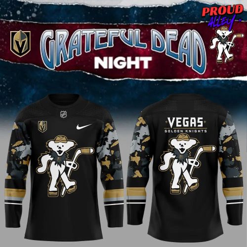 Vegas Golden Knights Grateful Dead Night Special Hockey Jersey