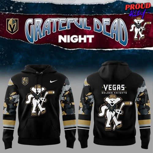 Vegas Golden Knights Grateful Dead Night Special Hoodie