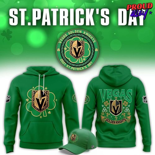 Vegas Golden Knights x St. Patrick’s 2024 Hoodie