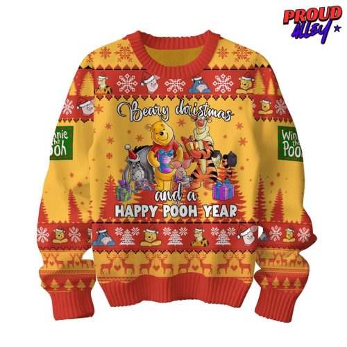 Winnie the Pooh Beary Christmas Holiday Sweater