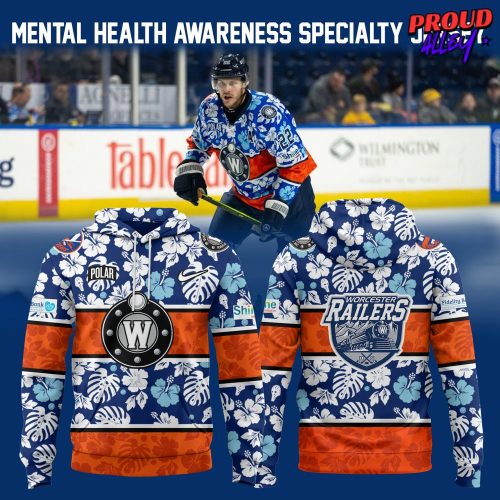 Worcester Railers x Mental Health Awareness Specialty Hoodie