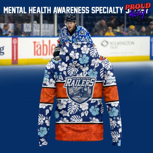 Worcester Railers x Mental Health Awareness Specialty Hoodie