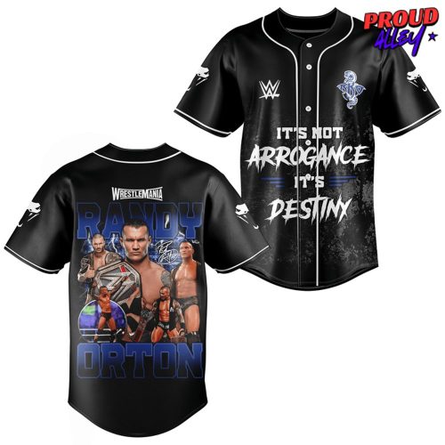 WrestleMania Randy Orton MMA Baseball Jersey