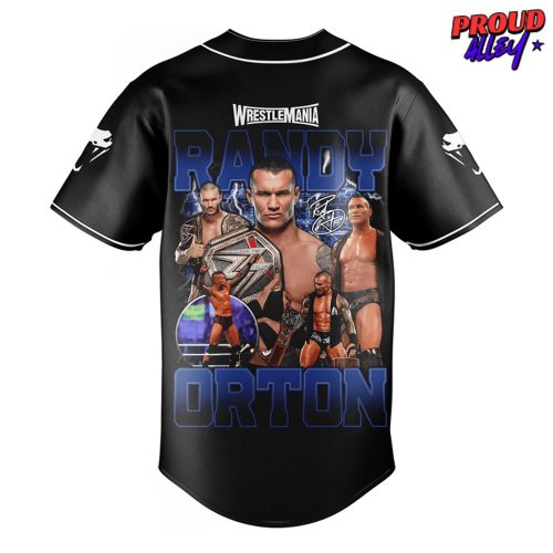 WrestleMania Randy Orton MMA Baseball Jersey