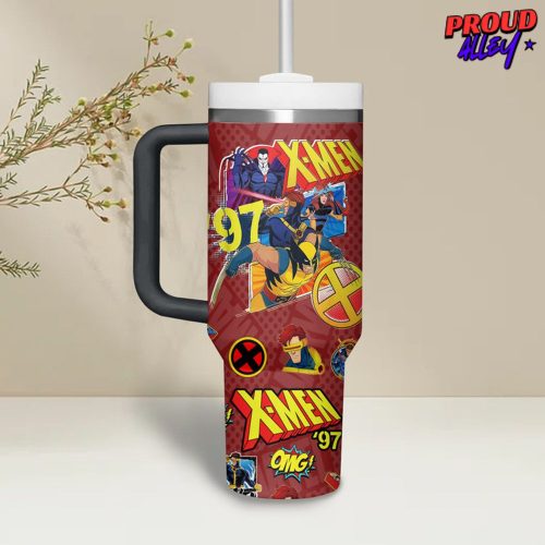 XMen Marvel Cyclops Custom Name Stanley Tumbler