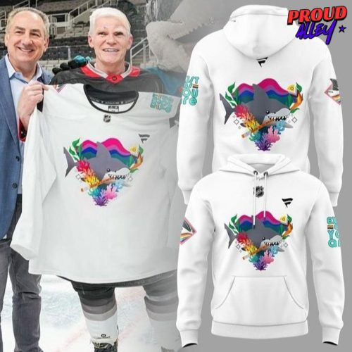 San Jose Sharks Pride Night 2025 Hoodie