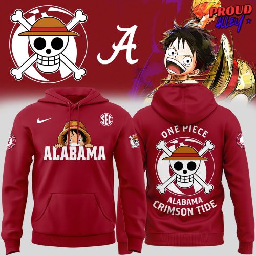 Alabama Crimson Tide x One Piece Night Special Hoodie