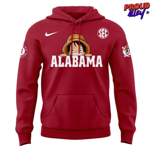 Alabama Crimson Tide x One Piece Night Special Hoodie